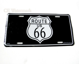 Route 66 Classic Embossed Metal License Plate 6 X 12 Inches - £6.03 GBP