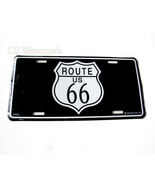 ROUTE 66 CLASSIC EMBOSSED METAL LICENSE PLATE 6 X 12 INCHES - £5.93 GBP
