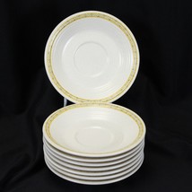 Franciscan Hacienda Gold Saucers 6 3/8&quot; Lot of 8 - £22.11 GBP