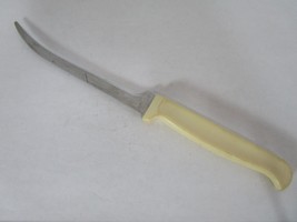 Quikut Ginsu 8” Fruit Vegetable Paring carving Knife White Plastic Stainless - £5.53 GBP