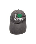 Gray Hat I Love California Weed Strapback - $17.78 CAD