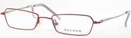 Vulkan Von Ivko V639 261 Burgundy /SILBERNE Brillen 47-17-135Mm Deutschland - $45.93