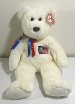 Ty Beanie Buddy  Libearty the Bear 14&quot; Tall MWMT Very Soft Retired - £6.17 GBP