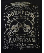 JOHNNY CASH TShirt LARGE American Rebel ZION 100% Cotton Great Graphix F... - £12.55 GBP