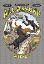 All Around Weekly: Cyclone, The Horse Runner - Art Print - £17.57 GBP+