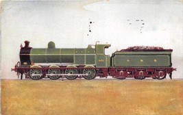 GNR Great Northern Railway Engine 8 Coupled UK 1908 postcard - £5.46 GBP