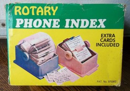 Rotary Phone Card Index w Original Box A to Z Dividers Made in Hong Kong - £18.09 GBP