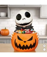 Disney Nightmare Before Christmas Candy Bowl Jack Skellington Ceramic Ha... - $1,491.01 MXN