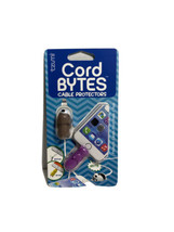 Tzumi Cord Bytes Cable Protectors 2pk - Dog &amp; Hippo NIP  - $4.73