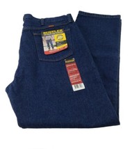 New Rustler Men&#39;s Regular Fit Straight Leg Blue Denim Jeans Size 40 x 32 - £20.05 GBP