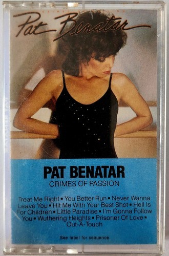 1980 Pat Benatar Crimes Of Passion Cassette Tape Hard Rock Vintage Classic E93 Item image 2