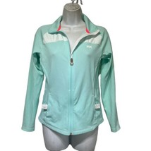 helly hansen teal blue white full zip activewear track jacket Size S - £27.05 GBP