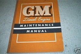 1953 1954 1955 GMC Diesel Moteur Camion Service Shop Réparation Manuel OEM Nice - £31.36 GBP