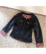 Authentic MA*RS Faux Leather Black Jacket - Used Damaged Read Description - $889.95 MXN