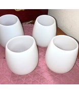 4 Pack Silicone Stemless Wine Glasses Travel Tumbler Picnic Indoor Outdo... - $367.96 MXN