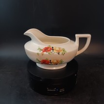 Homer Laughlin Poppy &amp; Rose Gravy Boat #J41N8, OBO - $456.16 MXN