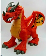 Fisher Price Dragon Imaginext Eagle Talon Castle Red Dragon 14” Working ... - €12,44 EUR