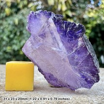 Purple Fluorite Crystals | Rare Pine Canyon, New Mexico Mineral | Healing &amp; - $17.70