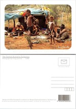 Australia Central Walpiri Tribe Aborigines Bush Campsite Vintage Postcard - £7.51 GBP