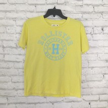 Hollister T Shirt Womens XS Yellow Must Have Collection Graphic Tee California - £12.33 GBP