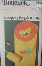 Pattern 5161 Child&#39;s Indoor Sleeping Bag &amp; Duffle - £6.36 GBP