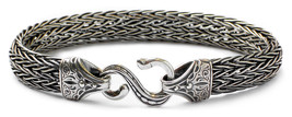 Gerochristo 6152 -  Sterling Silver Rope Medieval Byzantine Bracelet  - $545.00