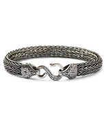 Gerochristo 6152 -  Sterling Silver Rope Medieval Byzantine Bracelet  - £426.10 GBP