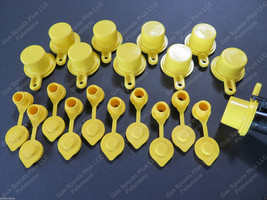 10 Blitz Spout Caps +10 Yellow Gas Can Vents Ships Free "Fix Your Blitz Gas Can" - $32.44