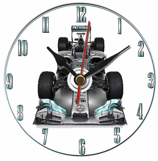 Racing car gift idea F1 DVD Desk clock, Can be personalised, Free postage - $12.79