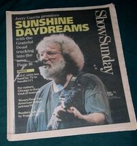 Jerry Garcia Grateful Dead Show Newspaper Supplement Vintage 1994 Cover ... - $29.99