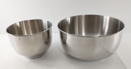 Sunbeam Mixmaster Blender 9&quot; &amp; 6 1/4&quot; Replacement MIXING BOWLS Made in USA CLEAN - £23.68 GBP