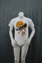 Vintage Graphic T-shirt - Eagle on Moon First Nations Graphic - Men&#39;s Medium - £36.19 GBP