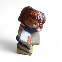 Rare Cabbage Patch Kids Book Girl Miniature Mini Figure Figurine Vintage... - $75.22 MXN