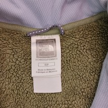 The North Face Mossbud Fleece 1/4 Zip Pullover Jacket ABXM Green Women's Small image 3