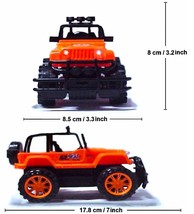 Orange Remote Control Off Road Vehicle Model Toy Car With working head Lights - £33.77 GBP