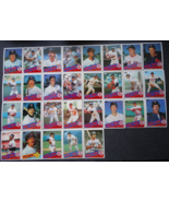 1985 Topps Boston Red Sox Team Set of 29 Baseball Cards - $30.00