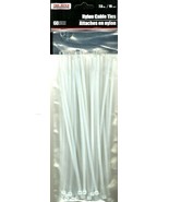 60 White Nylon CABLE TIES 7 1/2&quot; x 3/16&quot; 60 lb Test zip cord wire Wraps ... - $342.20 MXN