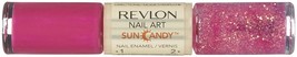 Revlon Nail Art Sun Candy Nail Enamel, 410 Shimmering Sunset, 0.26 Fluid... - $10.88
