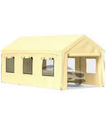 Waterproof Car Canopy 10x20FT - Heavy Duty Steel Frame &amp; PE Fabric Prote... - €383,39 EUR