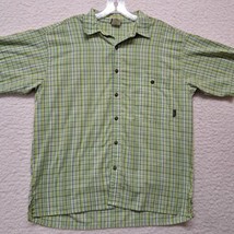 Patagonia Button Up Shirt Men&#39;s Size Med Organic Cotton Blend Short Slee... - £13.76 GBP