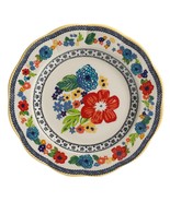 Four (4) Pioneer Woman ~ Dazzling Dahlia ~ 10.7&quot; Dia. Stoneware Dinner P... - €59,81 EUR