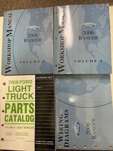 2006 Ford Ranger Truck Service Shop Repair Manual Set W Ewd &amp; Parts Book Oem - £78.65 GBP