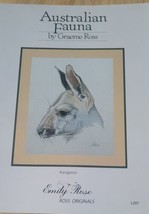 Australian Fauna Cross Stitch Pattern Kangaroo Ross Originals - £11.17 GBP