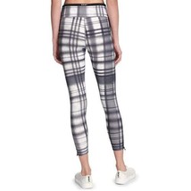 DKNY Womens Sport Eclipse Plaid High Waist Ankle Leggings, X-Small, Carbon Combo - £39.56 GBP
