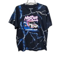 Nascar T Shirt Mens Size XL Shot Sleeve Black Tee  - $17.00