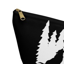 Versatile accessory pouch durable pencil case or cosmetic bag black white wolf design thumb200