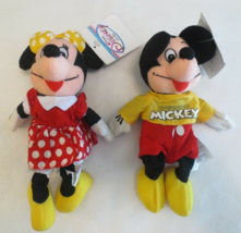 Disney Store Rare Spirit of Mickey and Minnie Beanies NWT &amp; In Bag - £17.96 GBP