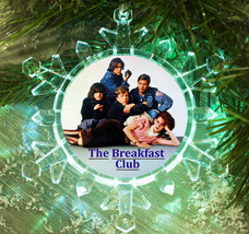 The Breakfast Club Snowflake Blinking Light Holiday Christmas Tree Ornament - £12.99 GBP