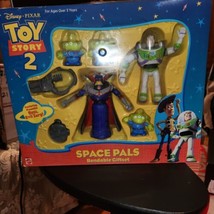 NEW Vintage Mattel Disney Pixar Toy Story 2 Space Pals Bendable  Posable Figures - £20.98 GBP