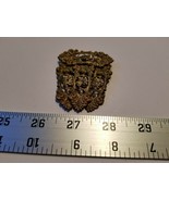 Belt Buckle Ornate Metal Fancy Detail Gold Tone Finish Jewelry Fashion T... - $32.39 CAD